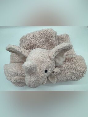 Mon Lapin Plush Elephant Security/Lovey Blanket